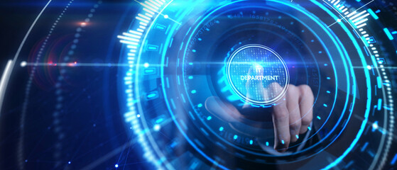 IT consultant presenting tag cloud about information technology.