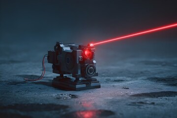 Stealthy Spy Mission Laser for High-Tech Surveillance and Covert Operations in Secretive Intelligence Work