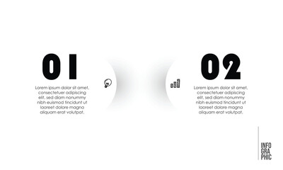 Two-Step Infographic Business Process