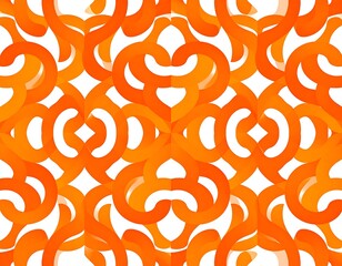 Abstract orange and white pattern
