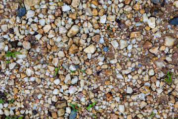 Brown Gravel Texture Ground Background