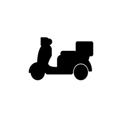 vector silhouette scooter