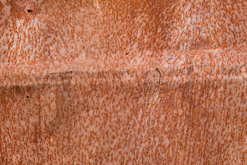 Grunge background pattern and texture of rusty tin roof. For graphic design, 3D rendering or banner background