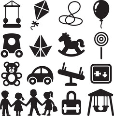 travel icons set