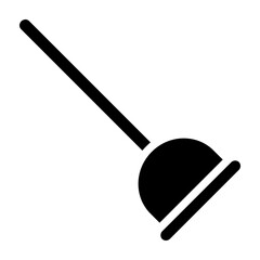 Plunger  Vector Glyph Icon Design