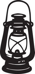 old oil lamp icon 