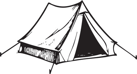 camping tent vector illustration