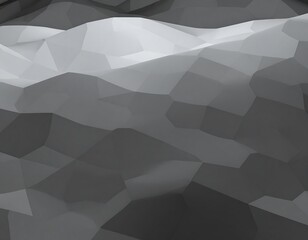 Abstract polygonal landscape