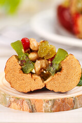 Xinjiang Red Date Walnut Sandwich with Dried Fruits - Traditional Chinese Healthy Snack Food