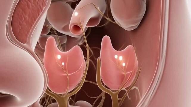 Nasal Cavity Anatomy Animation Showing Olfactory Bulb and Sinuses