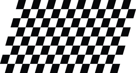 checkerboard icon vector on white background.  pattern, texture, black, white, checkered, geometric, design, background, abstract, chessboard, square, tile, surface, symbol.