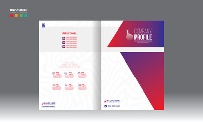 brochure cover for corporate and any use