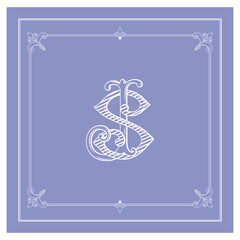 JS, SJ, logo JS, Letter JS,  Monogram JS,Wedding Monogram, Wedding Logo, Logo Design , Monogram Vintage