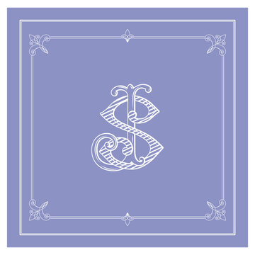 JS, SJ, logo JS, Letter JS,  Monogram JS,Wedding Monogram, Wedding Logo, Logo Design , Monogram Vintage
