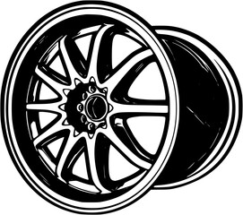 Obraz premium Car wheel