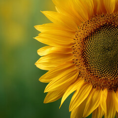 Naklejka premium Close up of sunflower.
