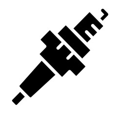 Sparking Plug Vector Glyph Icon Design