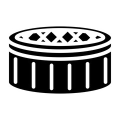 Air Filter Vector Glyph Icon Design