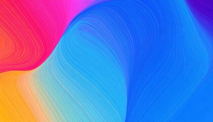 Vibrant Abstract Swirls of Color Flowing Together.
