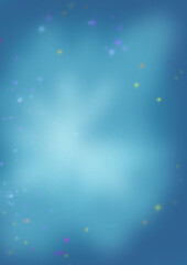 Fototapeta premium Blue Starry Sky Abstract Background