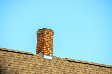 chimney on the roof
