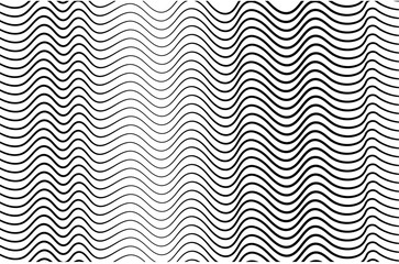 seamless pattern with waves, background, wallpaper, print and vector illutration