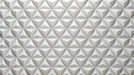 Geometric abstract background with repeating triangular pattern and subtle texture, isolated on white background