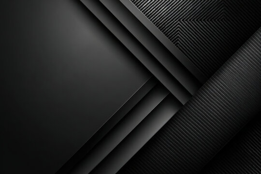 black background with geometric shapes, high contrast, and dark tones. a minimalist design perfect for elegant backgrounds or as wallpaper.