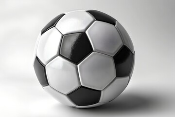 Obraz premium soccer ball on white background