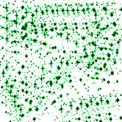 Abstract green paint splash pattern with a floral texture