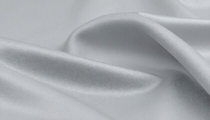 Soft Dove Gray Sateen Cotton Fabric Texture