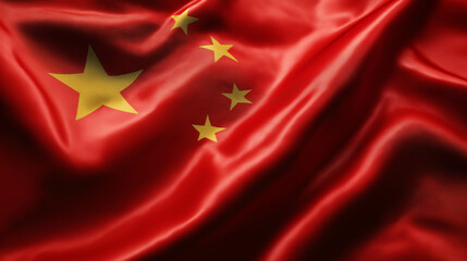 Chinese flag waving background china national symbol asia patriotism