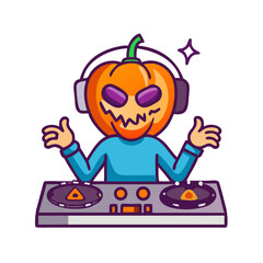 halloween pumpkin character