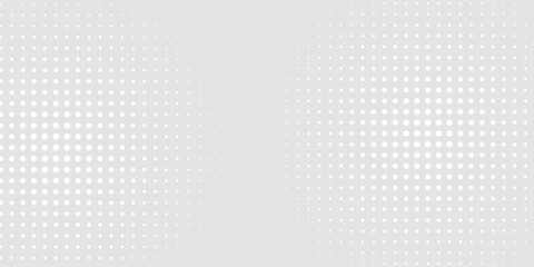 Dot white gray wave light technology texture background. Abstract big data digital halftone best modern