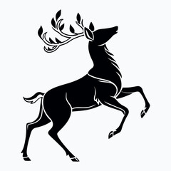 Deer Silhouette Graphic Design