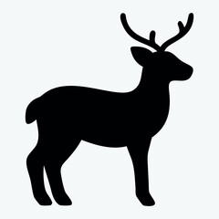 Deer Silhouette Graphic Design