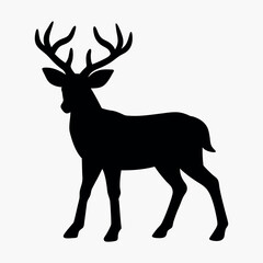 Deer Silhouette Graphic Design