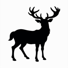 Deer Silhouette Graphic Design