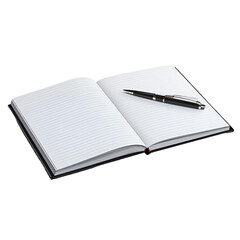 Open Notebook Pen Ready to Write