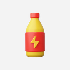 Obraz premium 3d Realistic Energy Drink icon vector Illustration