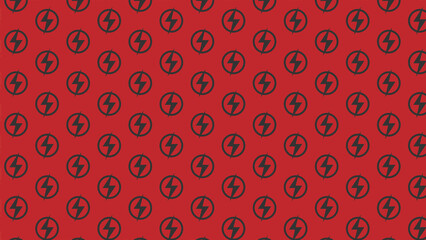 Electric thunder vector pattern design