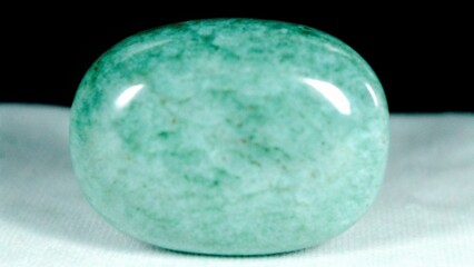 avanturine stone on dark background