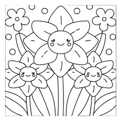 Flowers Coloring Pages – Fun and Easy Printable Flower Designs for All Ages