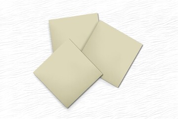 Set of colored Blank Sticky Notes Paper