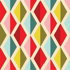 geomatric diamond  pattern