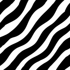 black and white zebra skin seamless pattern