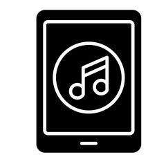 Music Archive  Icon Element For Design