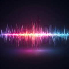 Dynamic audio spectrum visualizes music and sound waves, ideal for modern music production, podcasts, and digital media projects
