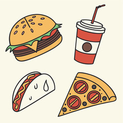 fast food icons
