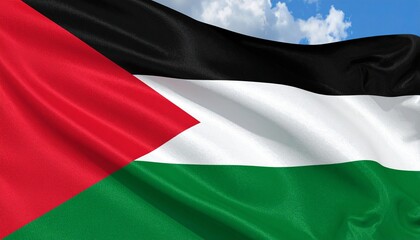Obraz premium Palestinian national flag